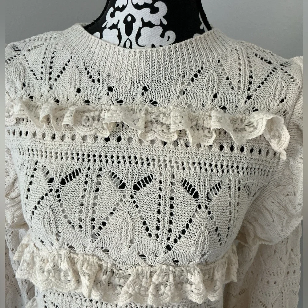 Zara cream lace